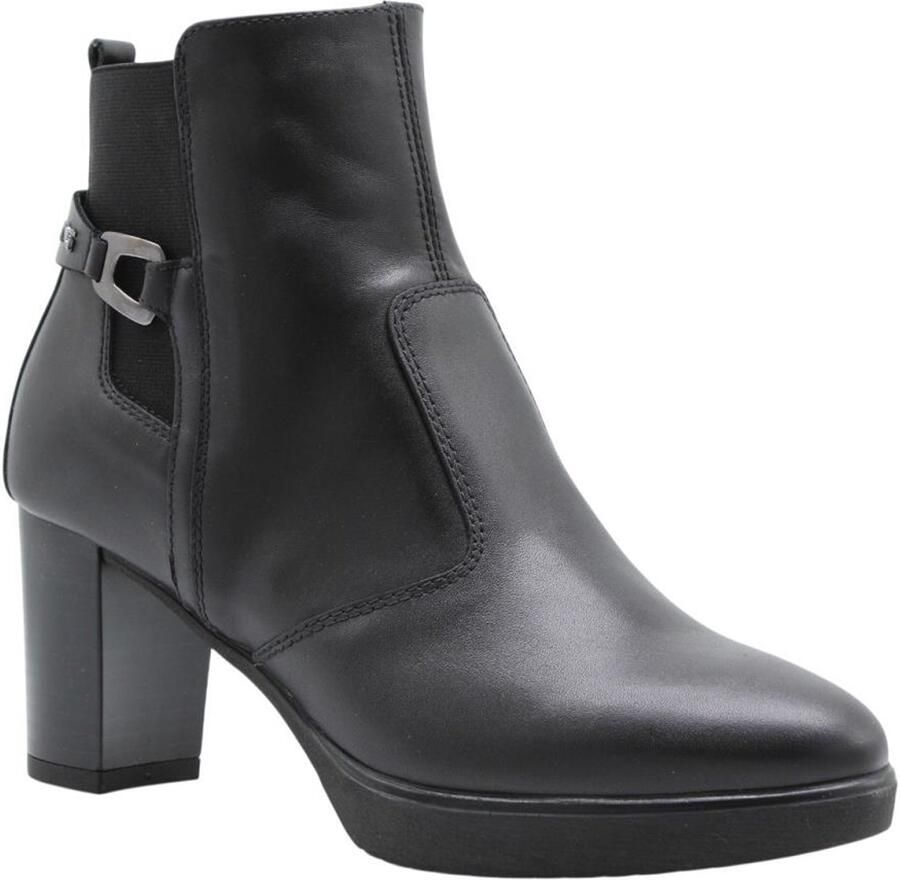 NeroGiardini Enkellaarzen Guanto Elastico Pu.Lesina L16720 Ner