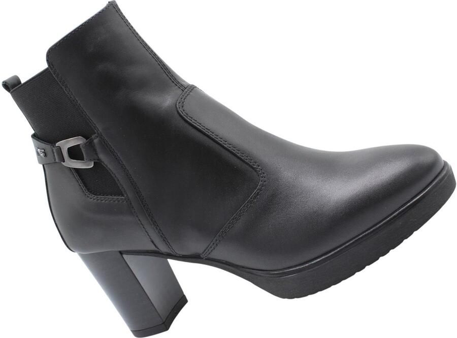 NeroGiardini Enkellaarzen Guanto Elastico Pu.Lesina L16720 Ner