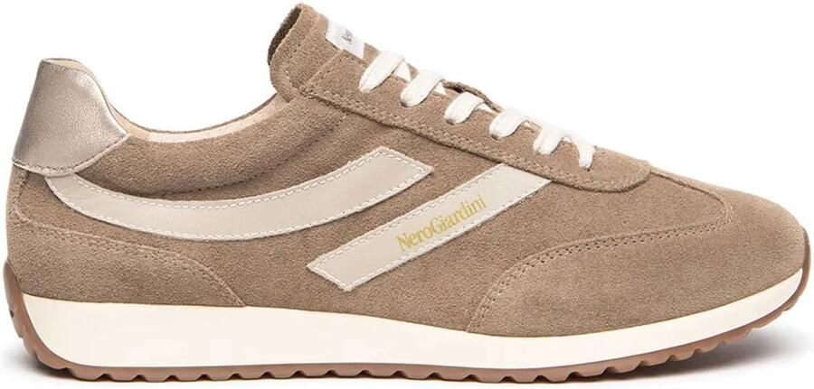 NeroGiardini Sneakers Velour Castoro Sauvage Ivory Etoile Leo Tr Este 97