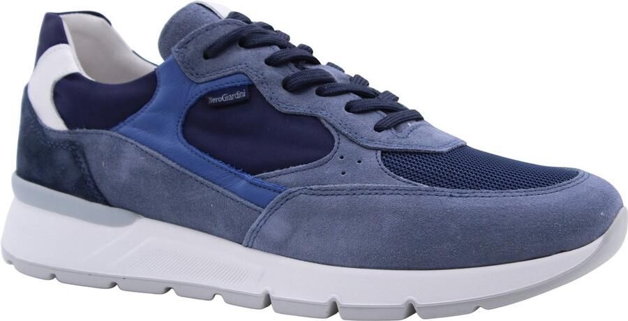 NeroGiardini Sneaker Velour T.Dragon Incanto 431 Cile Bluette T.New Bom Fashion Wear Volwassen