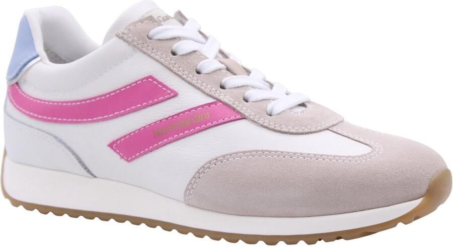 NeroGiardini Sneakers Velour Femme Dollarino Bianco Nappa Pandora Ibis P Fashion Wear Vrouwen