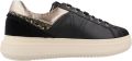 NeroGiardini Sneaker Handschoen T.Patty T.Glitter Gr.Top Sab Lunare Tortora Fashion Wear Vrouwen - Zwart