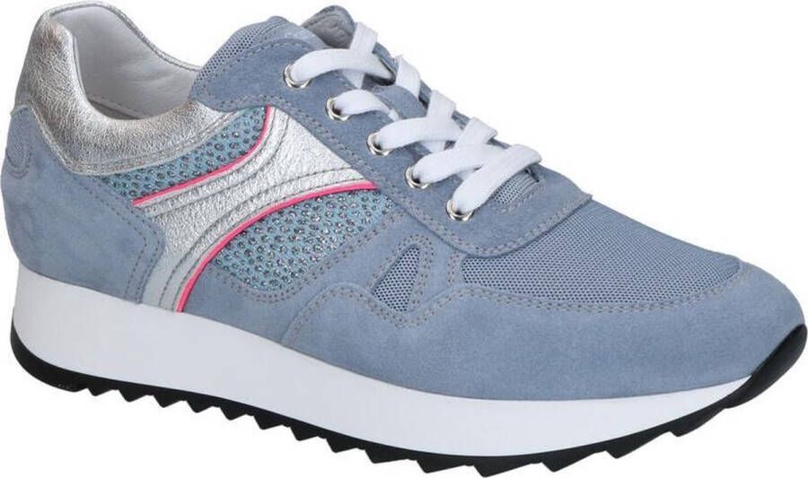 Nero Giardini NeroGiardini Blauwe Veterschoenen Dames