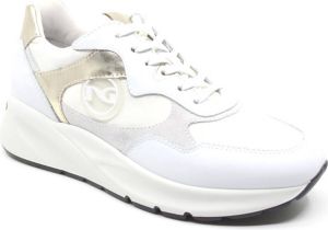 Nero Giardini NeroGiardini E306414D 707 Wit combi sneaker wijdte G