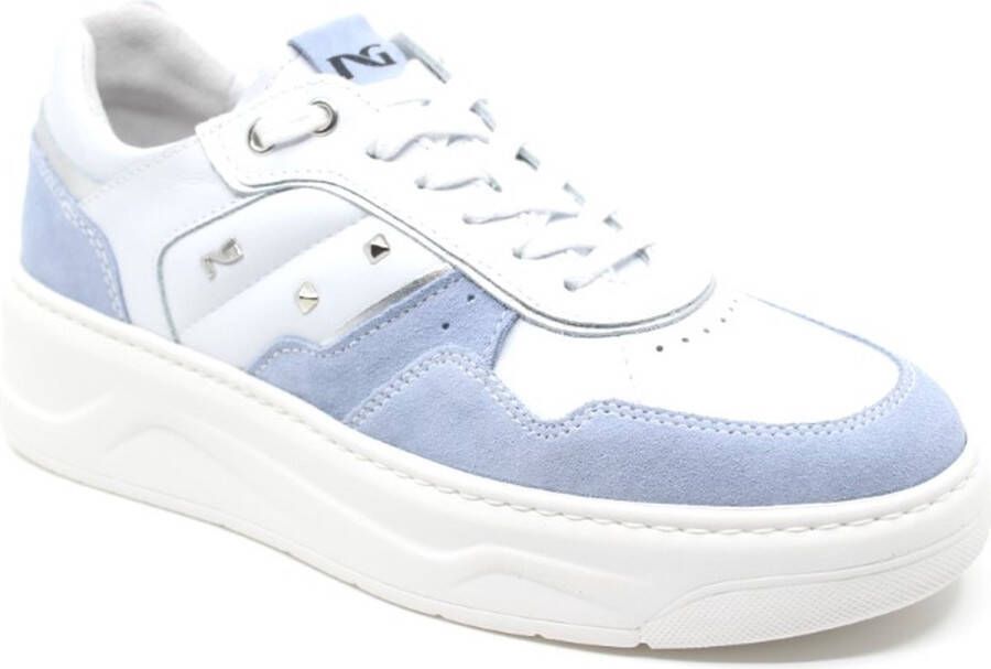 Nero Giardini NeroGiardini E306563D 623 Blauw combi kleurige dames sneaker