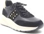 Nero Giardini NeroGiardini I308335D 100 Zwarte sneakers wijdte G - Thumbnail 1