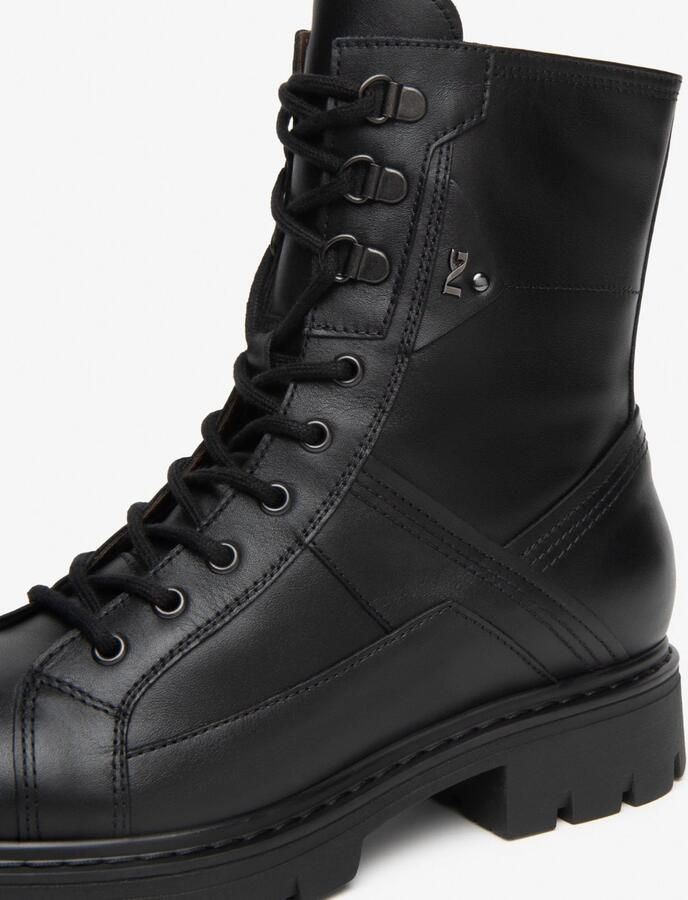 Nero Giardini I618090D Hoge sneakers Veterboots Dames veterschoenen Dames sneakersHalf-hoge schoenen Zwart - Foto 9