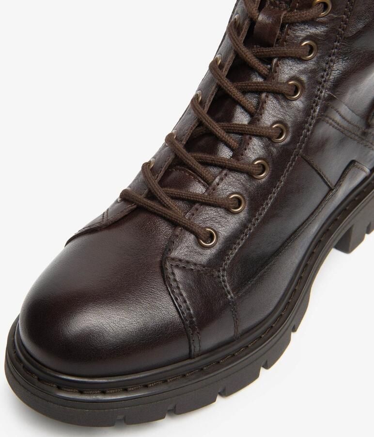 Nero Giardini I618093D Hoge sneakers Veterboots Dames veterschoenen Dames sneakersHalf-hoge schoenen Bruin - Foto 2