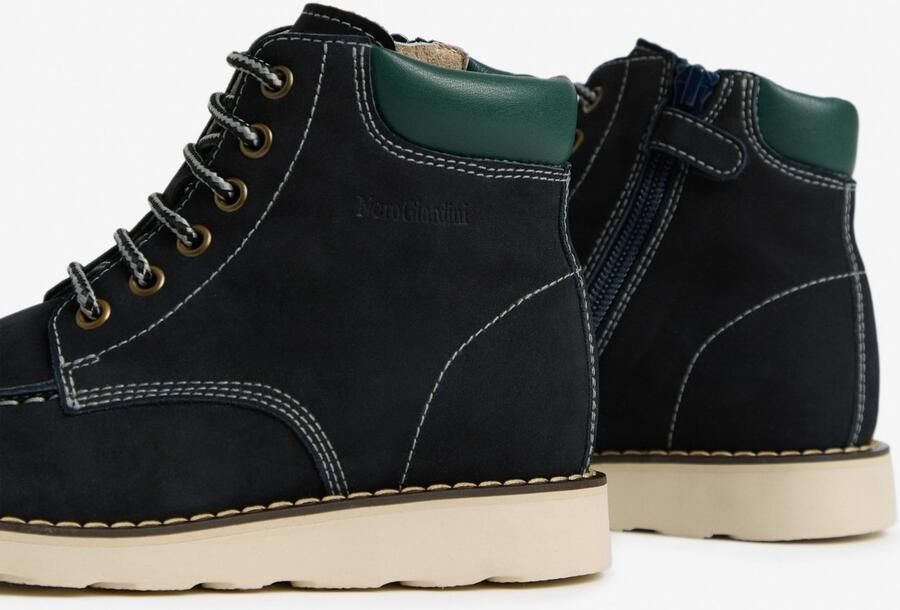 NeroGiardini Laarzen Longbeach Sauvage Cardo Marino Tr Asti Bros Panna Fashion Wear Kinderen