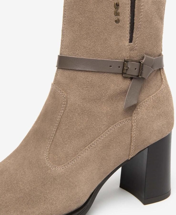 NeroGiardini Laarzen Velour Sauvage Taupe Tpu Canda Fashion Wear Vrouwen