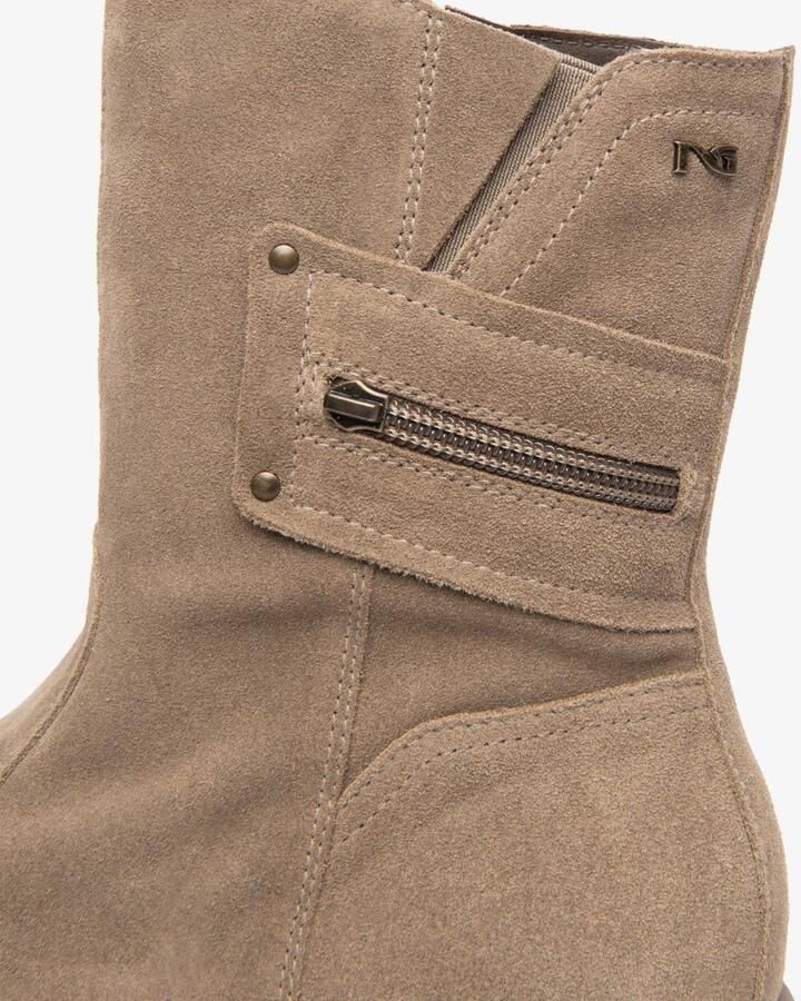 NeroGiardini Laarzen Velour Tr Sulmona Fango Fashion Wear Vrouwen