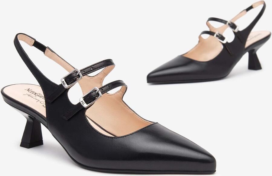 NeroGiardini Schoenen Met Hak Nappa Pandora Nero Tpu Adam Alek Fashion Wear Vrouwen