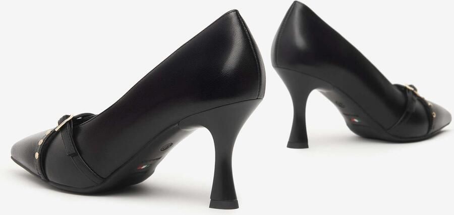 NeroGiardini Schoenen Met Hak Nappa Pandora Zwart Tpu Adam Alek Fashion Wear Vrouwen
