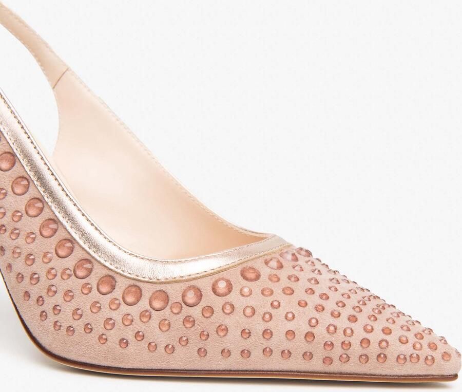 NeroGiardini Schoenen Met Hak Velour Phard Nettuno Tpu Sia Natuurlijk Fashion Wear Vrouwen