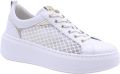 NeroGiardini Skipper T.Palladium Net Bian T.Brill Platino 6074 Sneaker Fashion Wear Vrouwen - Wit