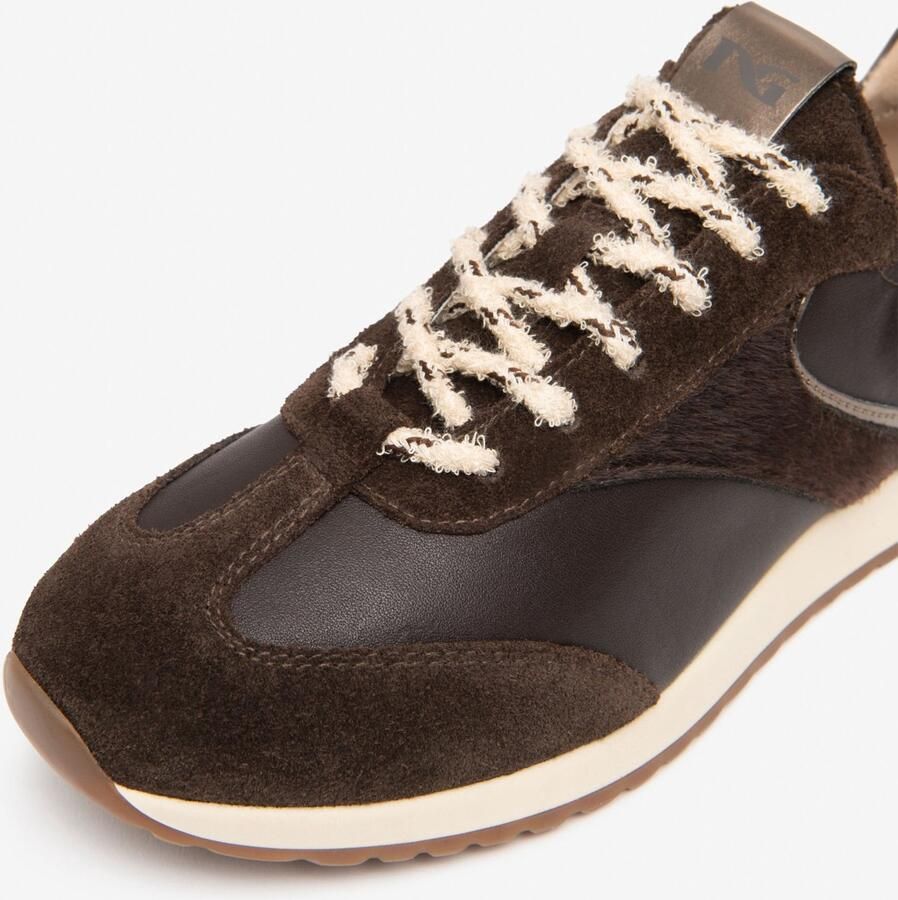 NeroGiardini Sneaker Arold Colo Savana Brown T.Patty T.Crom Tortora Fashion Wear Vrouwen