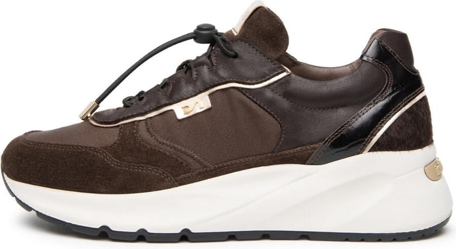 NeroGiardini Sneaker Arold Colo T.Wax Gots Savana Brown Zeus Fashion Wear Vrouwen