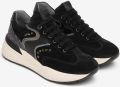 NeroGiardini Sneaker Arold Fluwelen Handschoen Glanzend Antraciet Regenmotief 1 Fashion Wear Vrouwen - Grijs