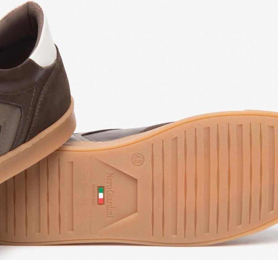NeroGiardini Sneaker Arold Kleur Perseo Sauvage Taupe Sparta Beenderen Fashion Wear Volwassen