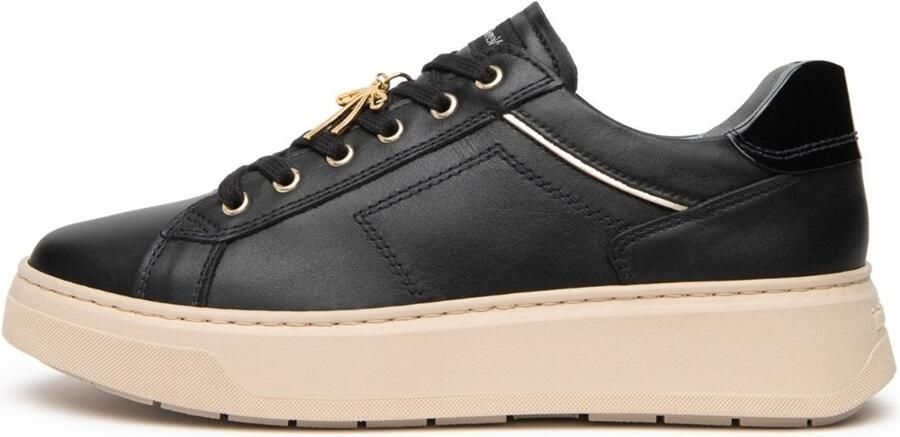 NeroGiardini Sneaker Guanto Vernice T.Brill Platino 6074 Tr Gonzaga 800 Fashion Wear Vrouwen