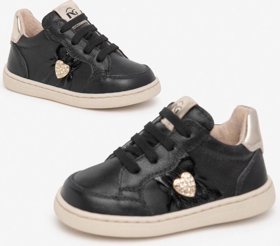 NeroGiardini Sneaker Perseo Naplak T.Brill Platino 6074 Tr Sora 834 Bei Fashion Wear Kinderen