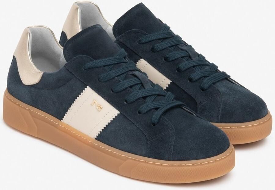 NeroGiardini Sneaker Velour 225 Velvet Milk 1039 Etoile Miele Tr Malaga Fashion Wear Vrouwen