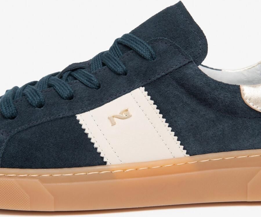 NeroGiardini Sneaker Velour 225 Velvet Milk 1039 Etoile Miele Tr Malaga Fashion Wear Vrouwen