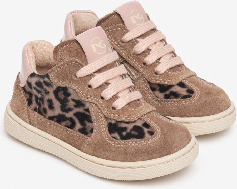 NeroGiardini Sneaker Velour T.Regen Dis.1348 Be T.Cristallo Zomer N T Fashion Wear Kinderen