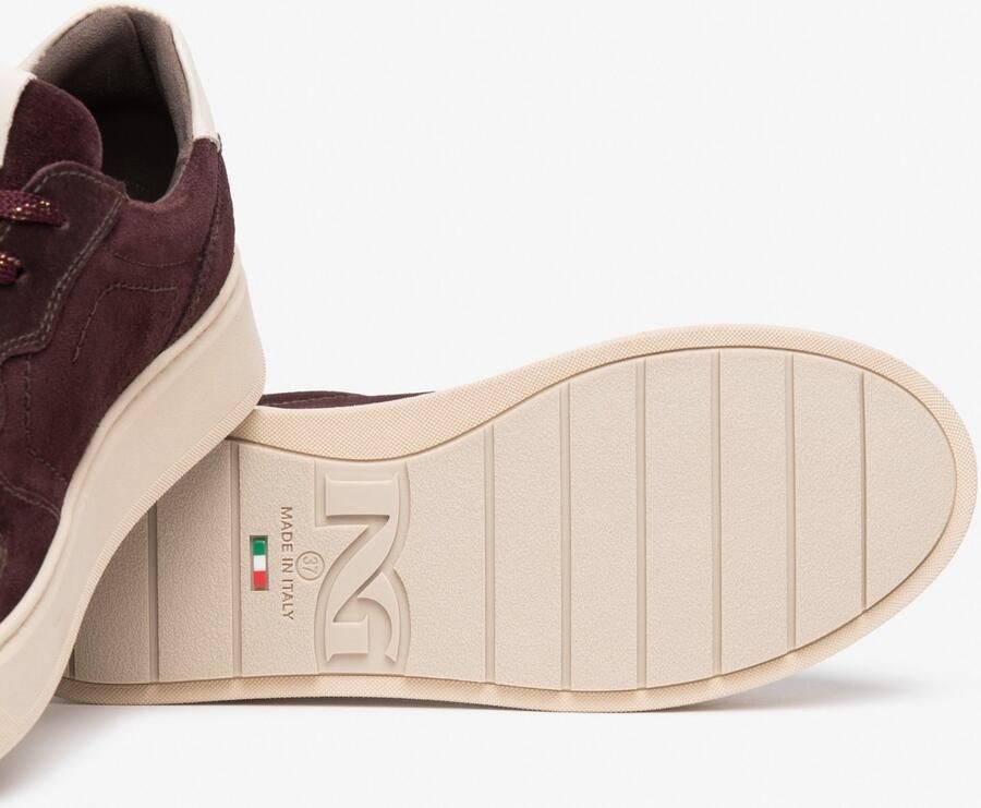 NeroGiardini Sneaker Velour Velvet Milk 1039 Tr Gonzaga 8004 Sabb Fashion Wear Vrouwen
