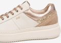 NeroGiardini Sneaker Velvet 1039 T.Patty Kameel T.Glitter Gr.Top Pla Lun Fashion Wear Vrouwen - Wit