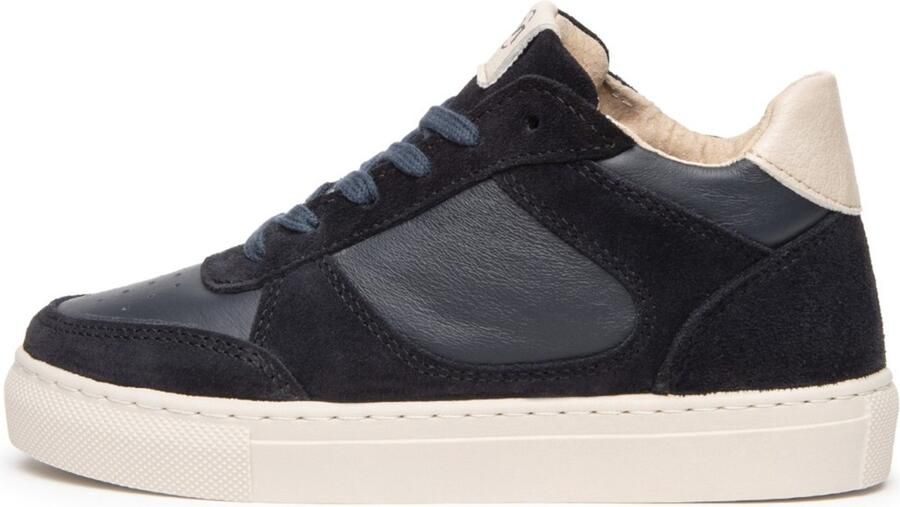 NeroGiardini Sneakers Crosta Riva Univ Scilla Navy T.Alaska Avorio Art Fashion Wear Kinderen