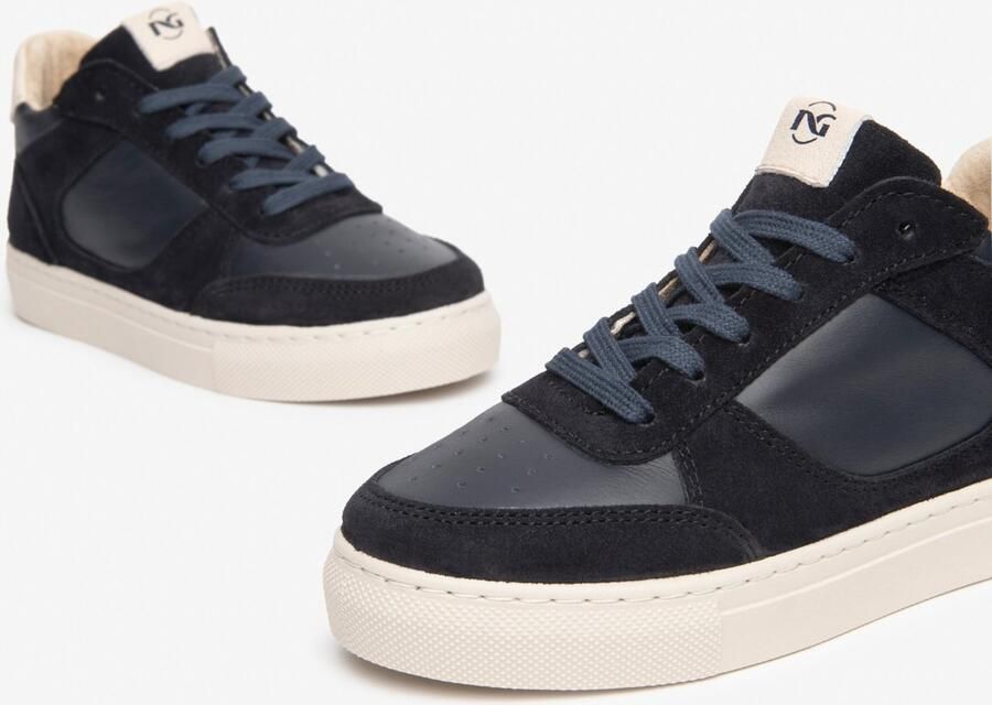 NeroGiardini Sneakers Crosta Riva Univ Scilla Navy T.Alaska Avorio Art Fashion Wear Kinderen