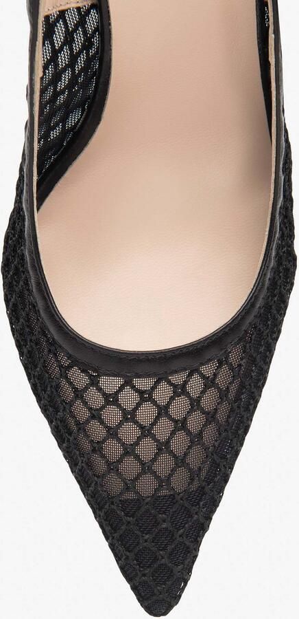 NeroGiardini T.Palladium Net Zwart Nappa Pandora Tpu Sia Ne Schoenen Met Hak Fashion Wear Vrouwen