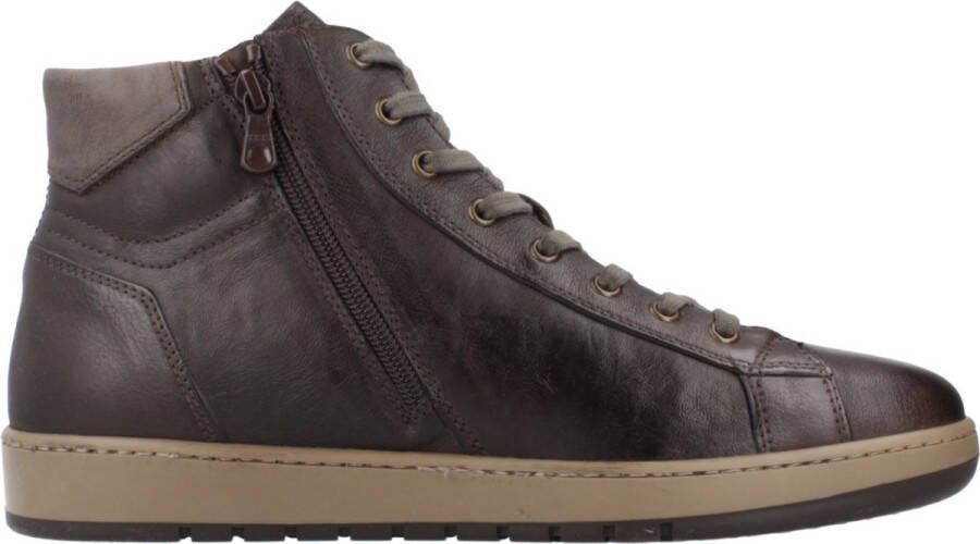 Nerogiardini Hoge Top Sneakers Heren Brown Heren