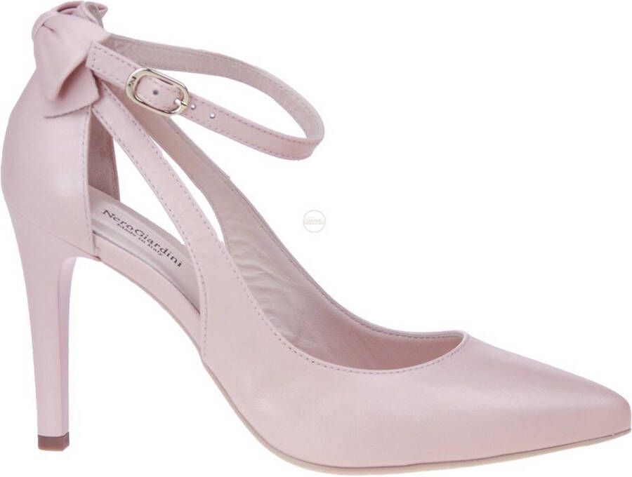 Nerogiardini Women heel shoes in leather Rood Dames