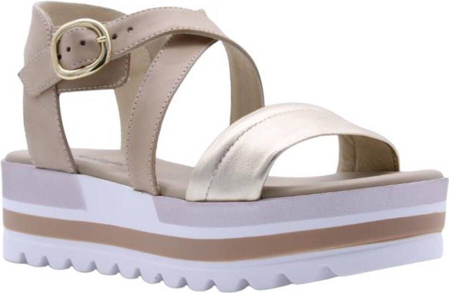 Nerogiardini Platte sandalen Beige Dames