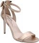 Nerogiardini Gouden gelamineerde sandalen met uitlopende hak - Thumbnail 1