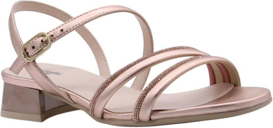 Nerogiardini Stijlvolle hoge hak sandalen Beige Dames