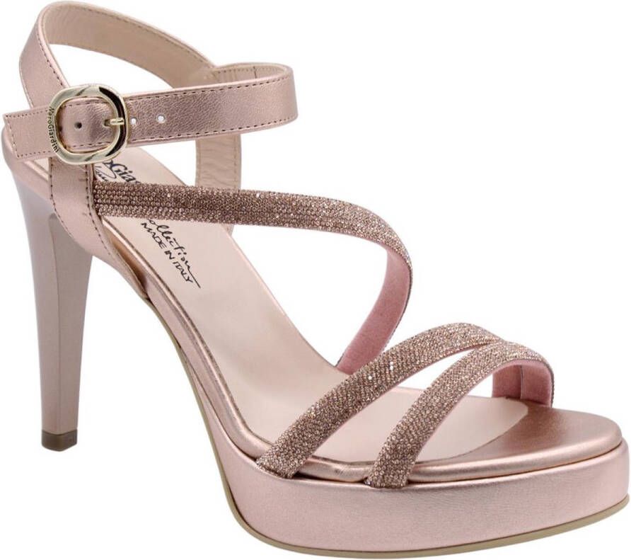 Nerogiardini Stijlvolle hoge hak sandalen Beige Dames