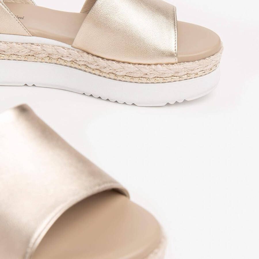 Nero Giardini sandalen kleur honing