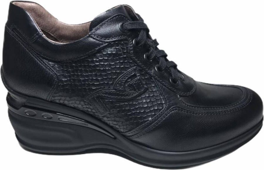 Nero Giardini sleehak sneakers zwart