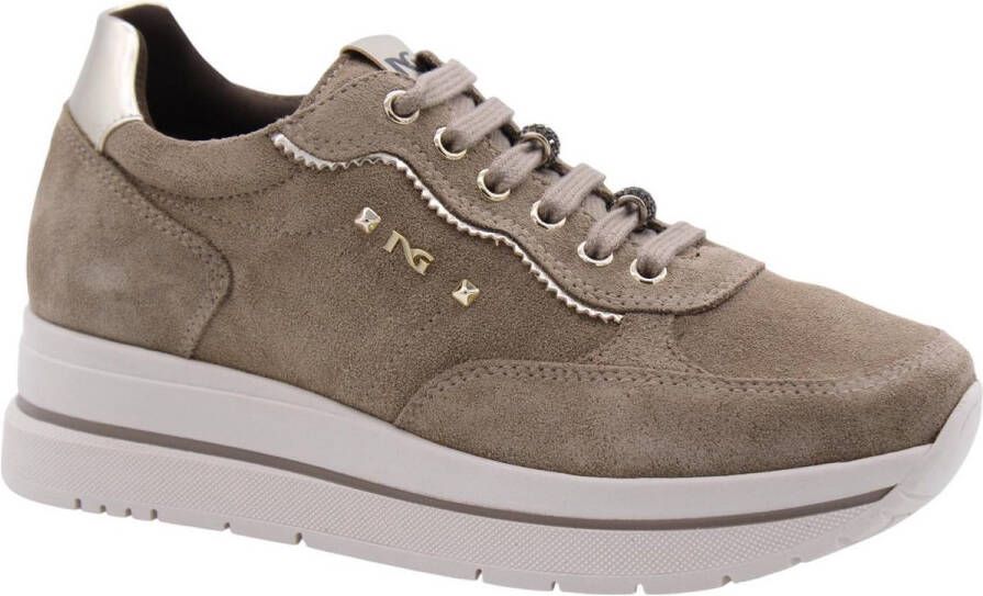 NeroGiardini Lage Sneakers NERO GIARDINI 501 AROLD VELO ARGILLA