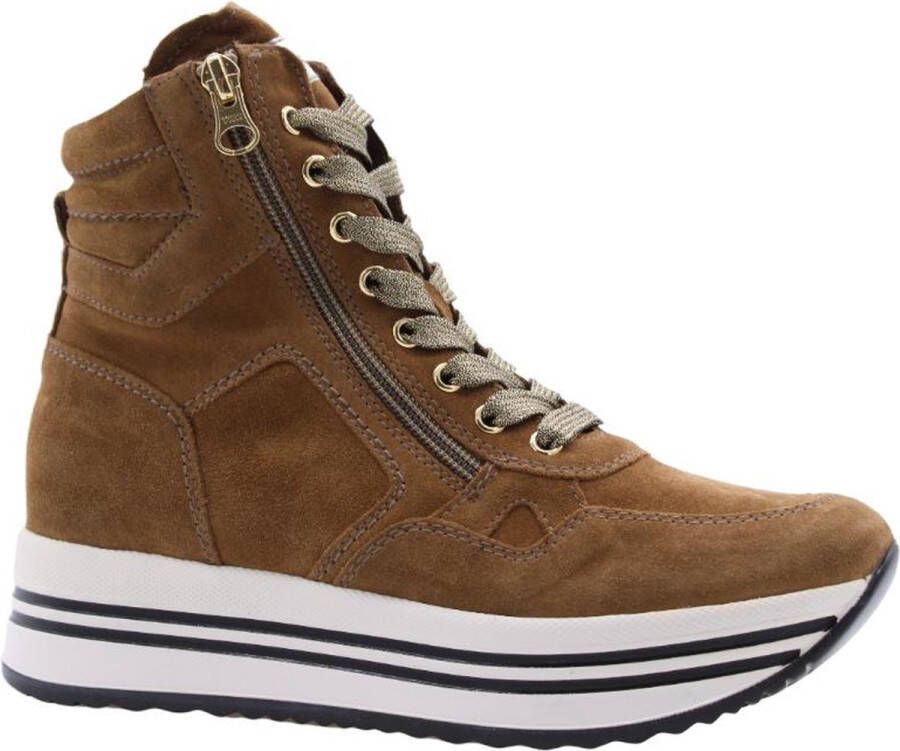 Nerogiardini Bruine Italiaanse Sneakers met DryGo! Technologie Brown Dames