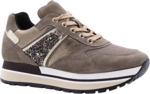 Nero Giardini Dames taupe donker Veterboots