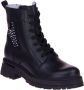 Nerogiardini Teens Veterboot Steentjes Zwart Dames - Thumbnail 1