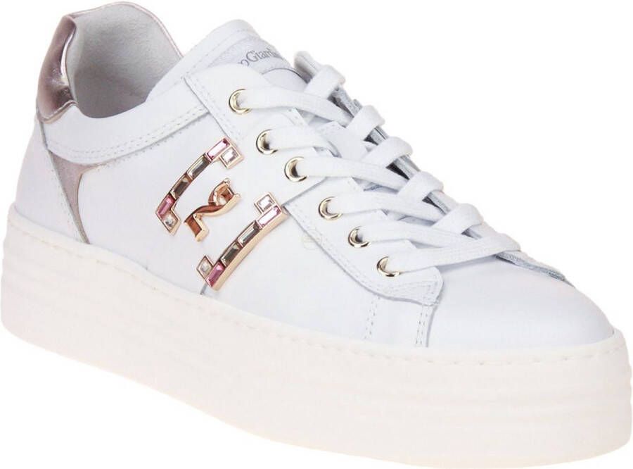 Nero Giardini Wit-Roze Sneaker