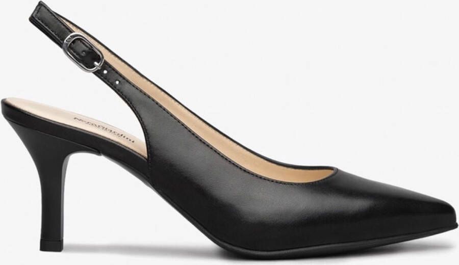 Nero Giardini zwarte pumps met open hiel E011090DE 100