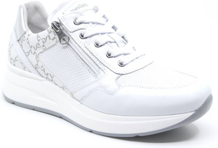 NeroGiardini E409840D 707 Witte sneaker wijdte G