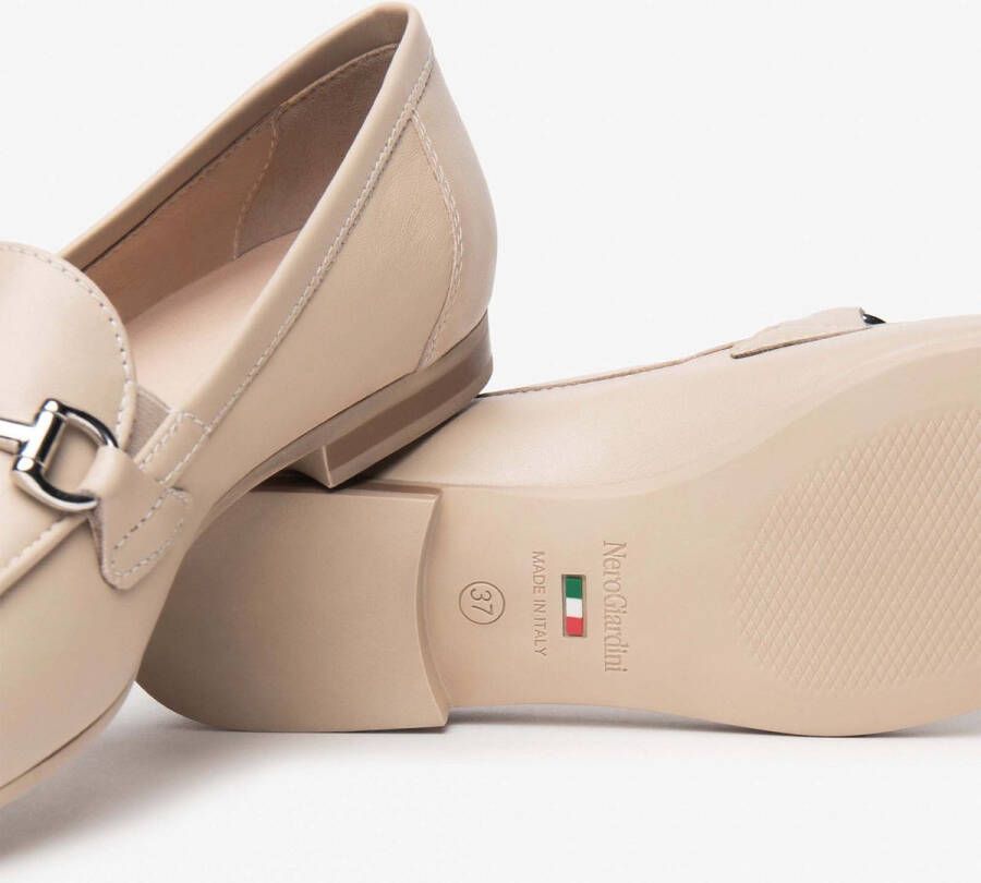 NeroGiardini Elegante Schoenen Nappa Pandora Lino Tr Carrara 8191 Natu Streetwear Vrouwen