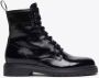 Nerogiardini Dames Enkellaarzen Zwart Combat Stijl Black Dames - Thumbnail 1